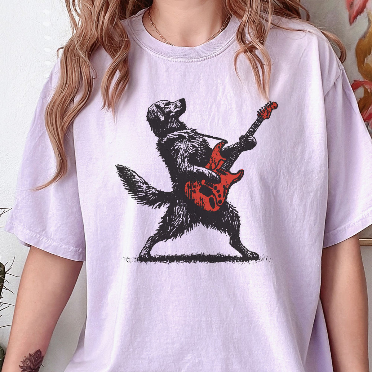 Golden Retriever Rock Star t-shirt