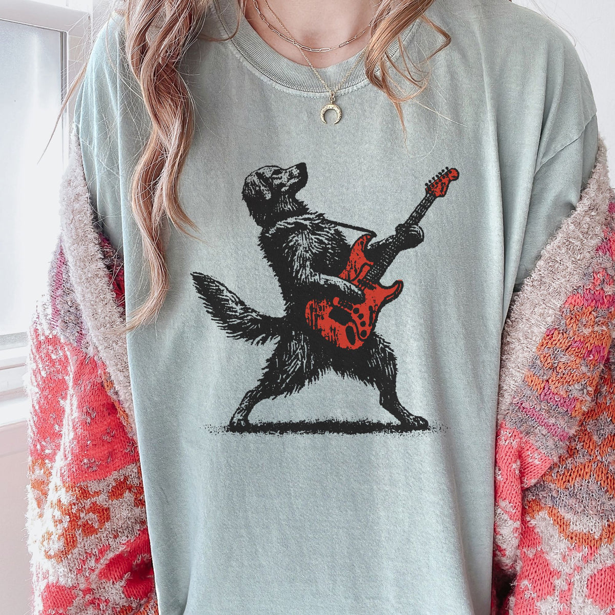 Golden Retriever Rock Star t-shirt