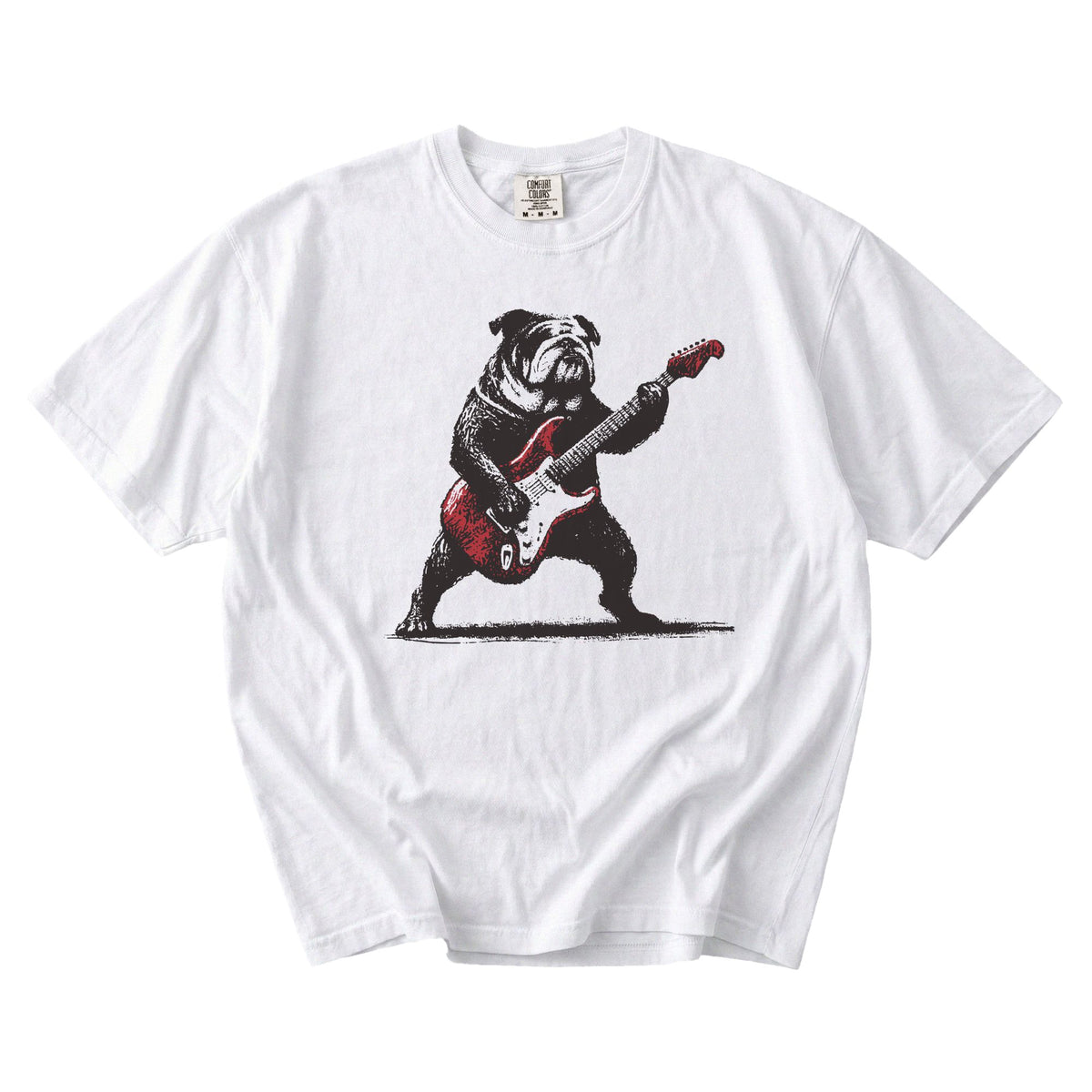 English Bulldog Rock Star t-shirt