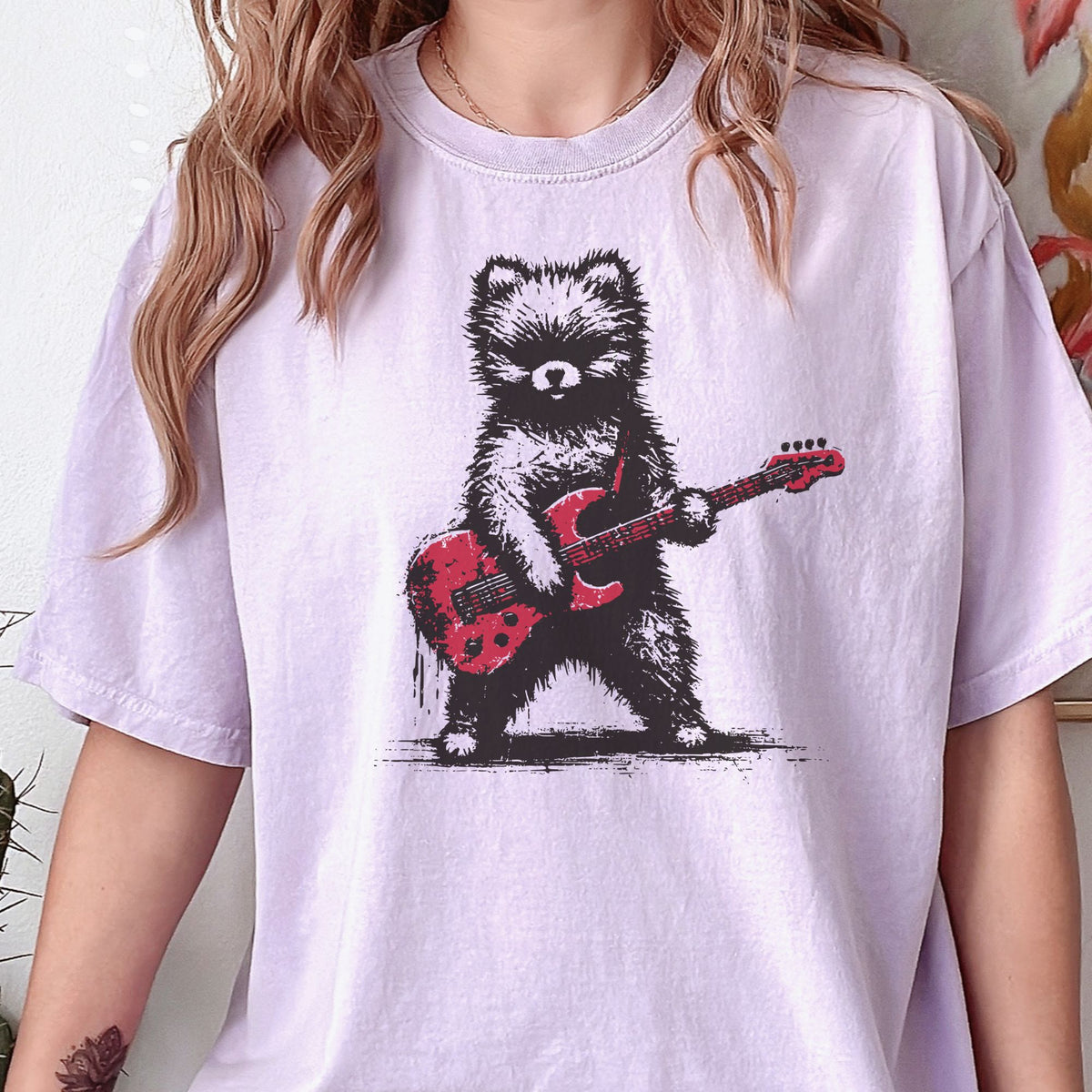 Pomeranian Rock Star t-shirt