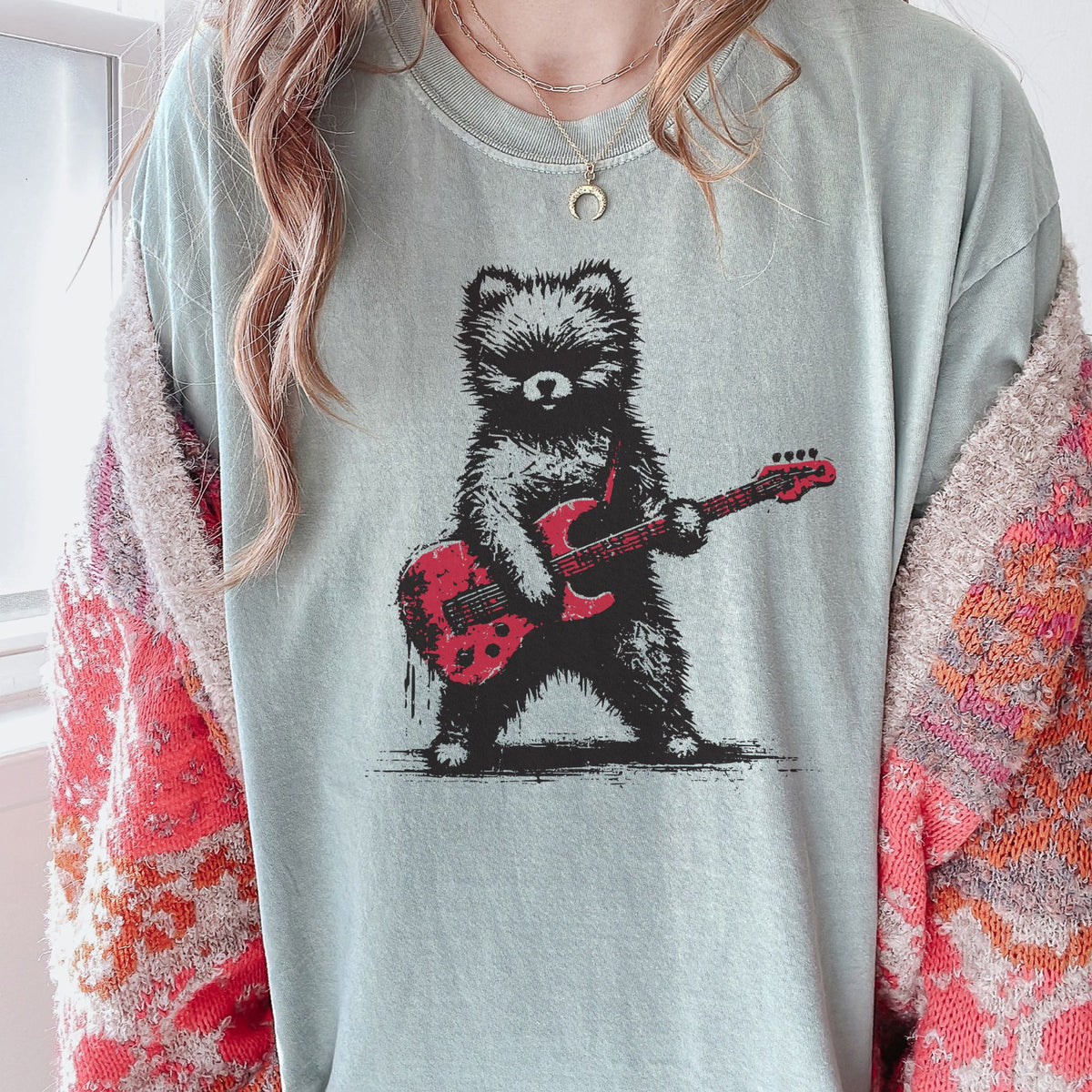 Pomeranian Rock Star t-shirt