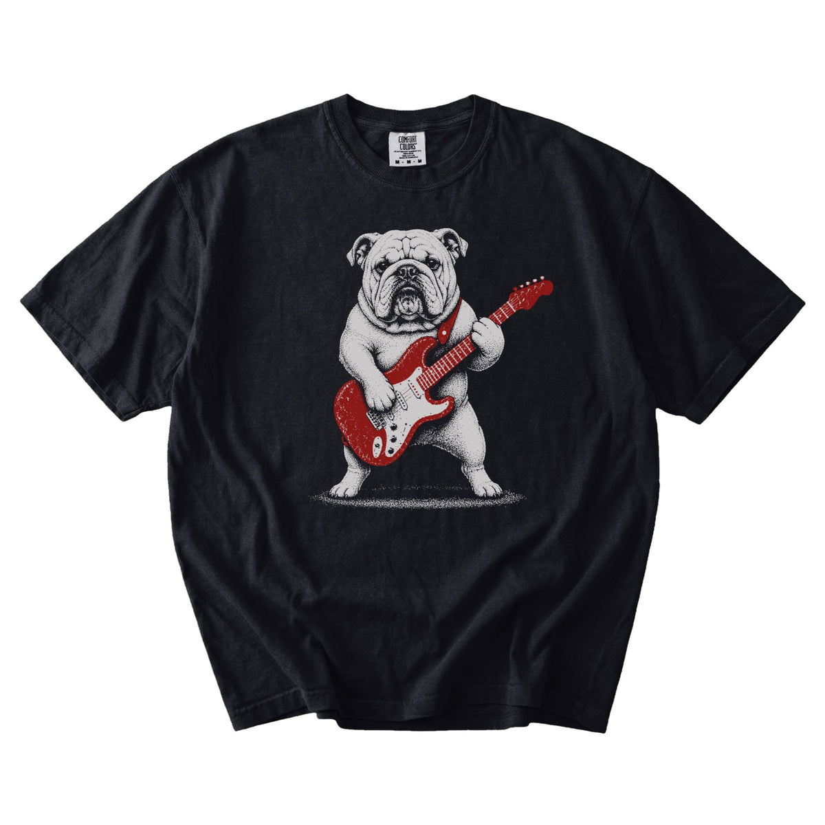English Bulldog Rock Star t-shirt
