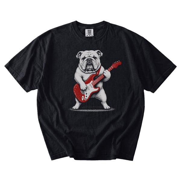 English Bulldog Rock Star t-shirt