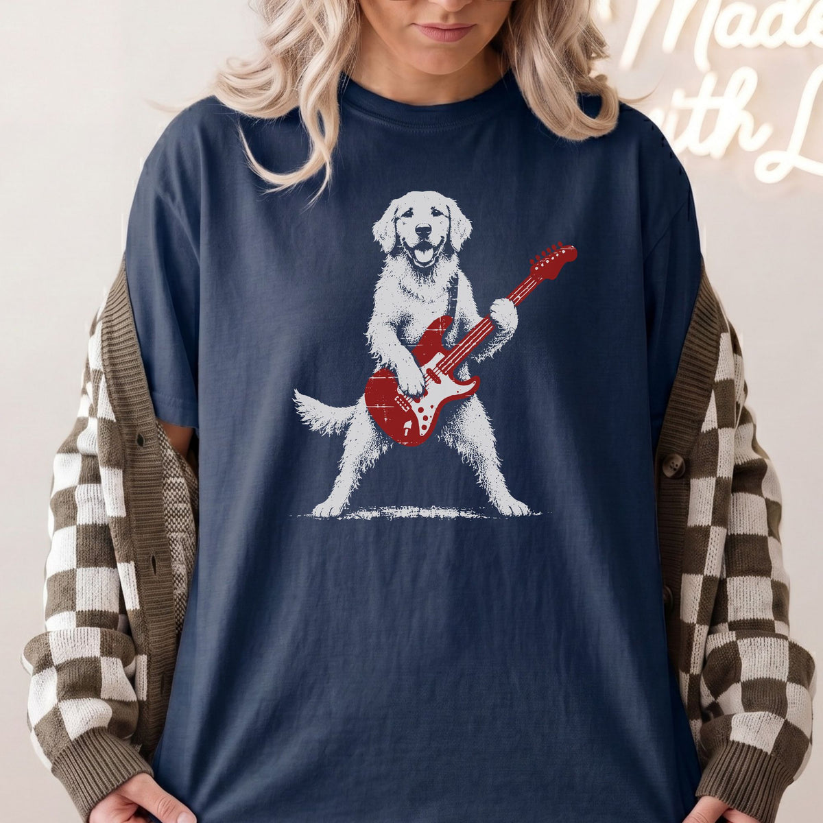 Golden Retriever Rock Star t-shirt
