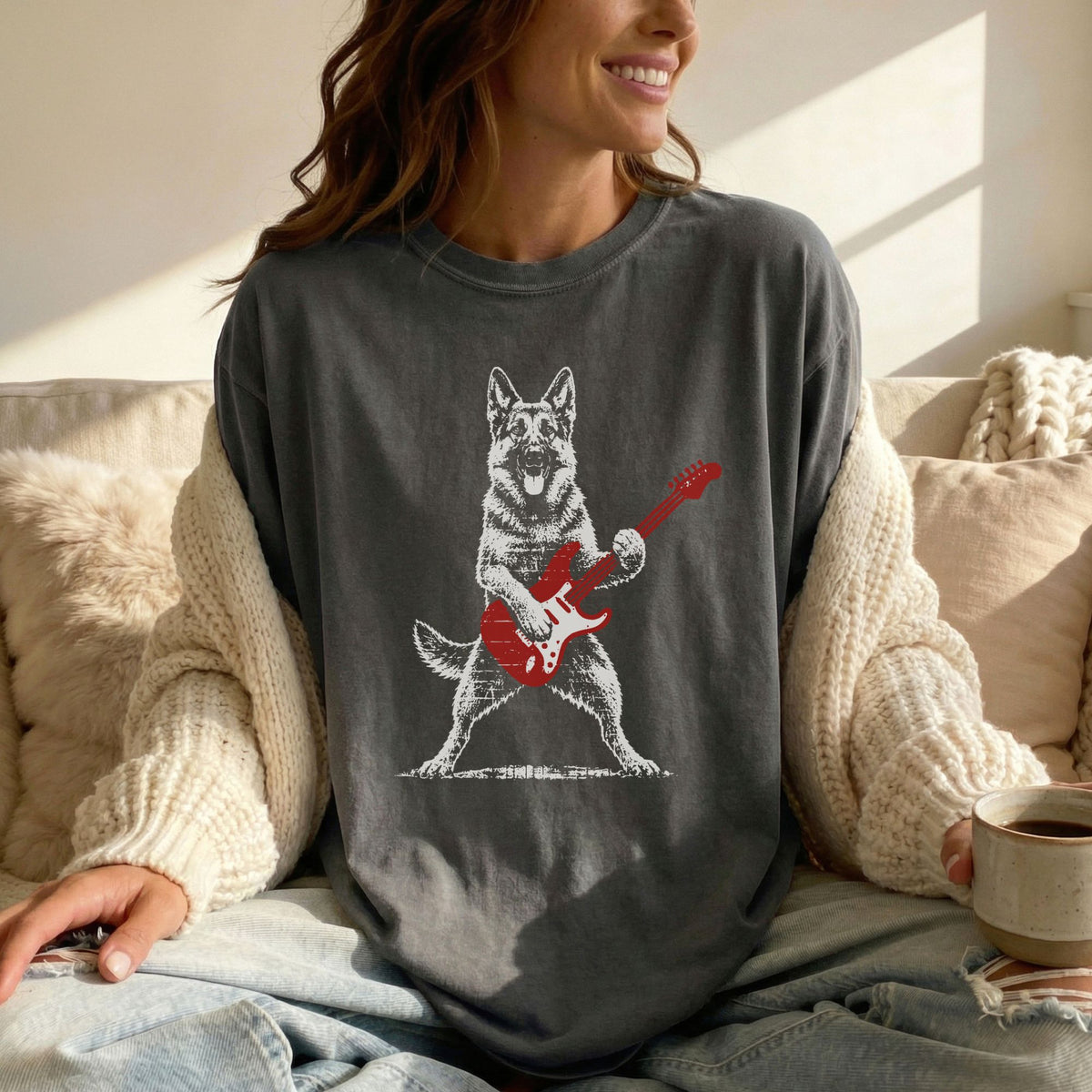 German Shepherd Rock Star t-shirt