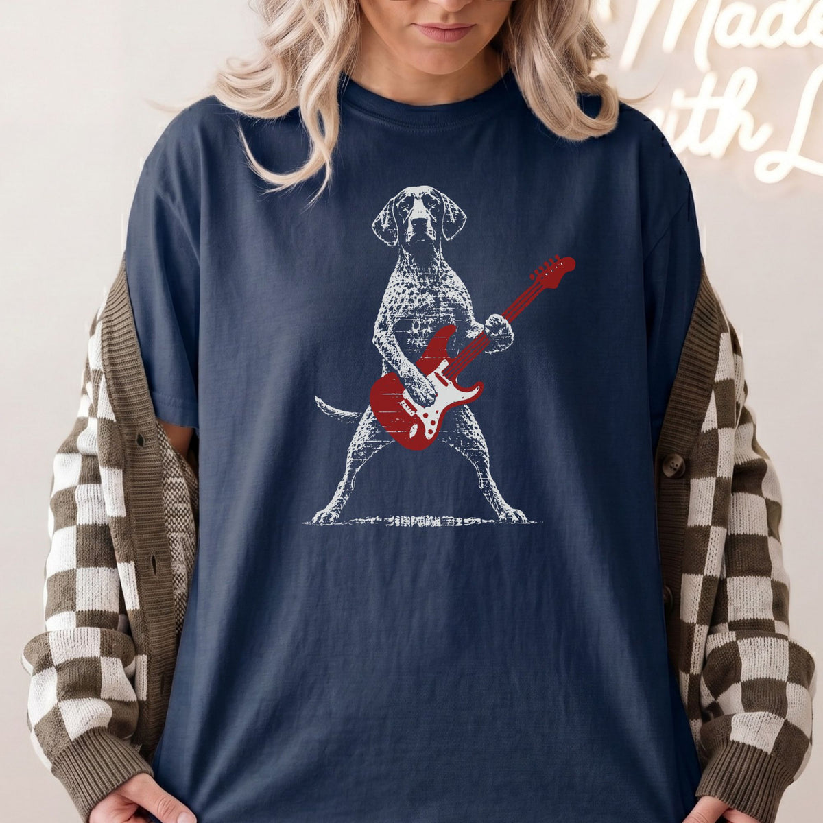 German Shorthaired Pointer Rock Star t-shirt