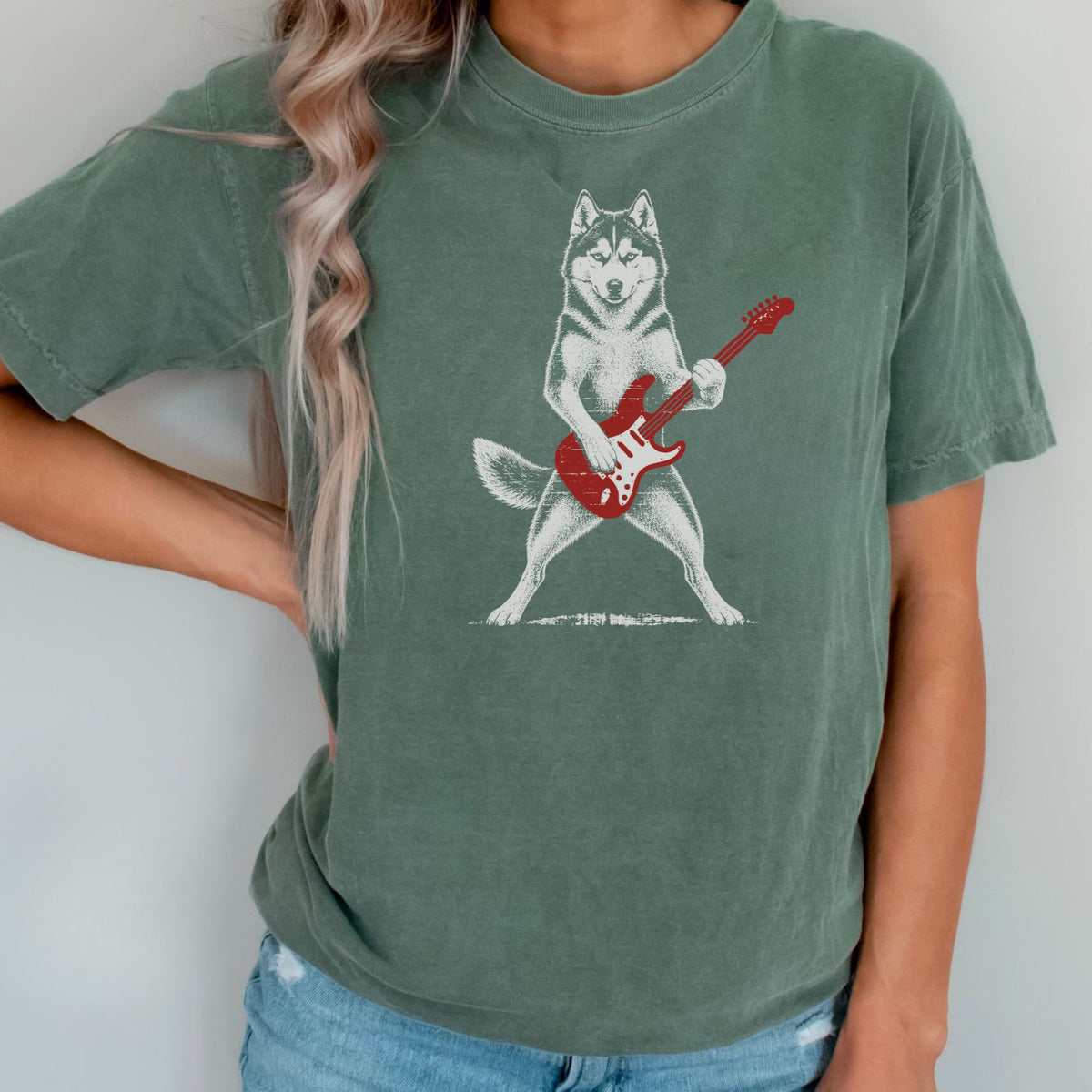 Siberian Husky Rock Star t-shirt