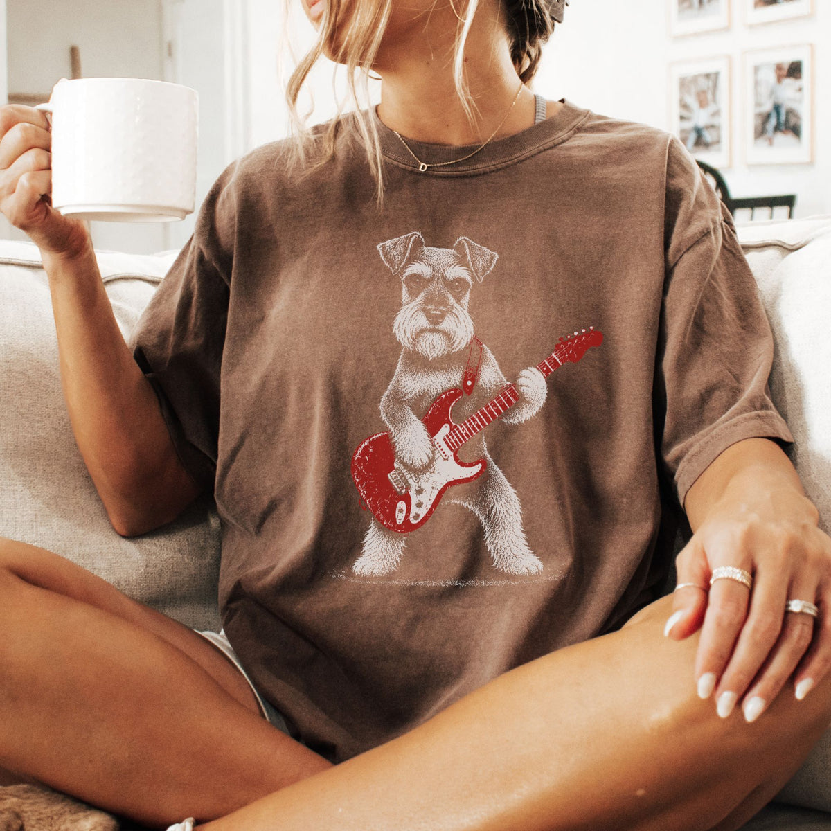 Miniature Schnauzer Rock Star t-shirt