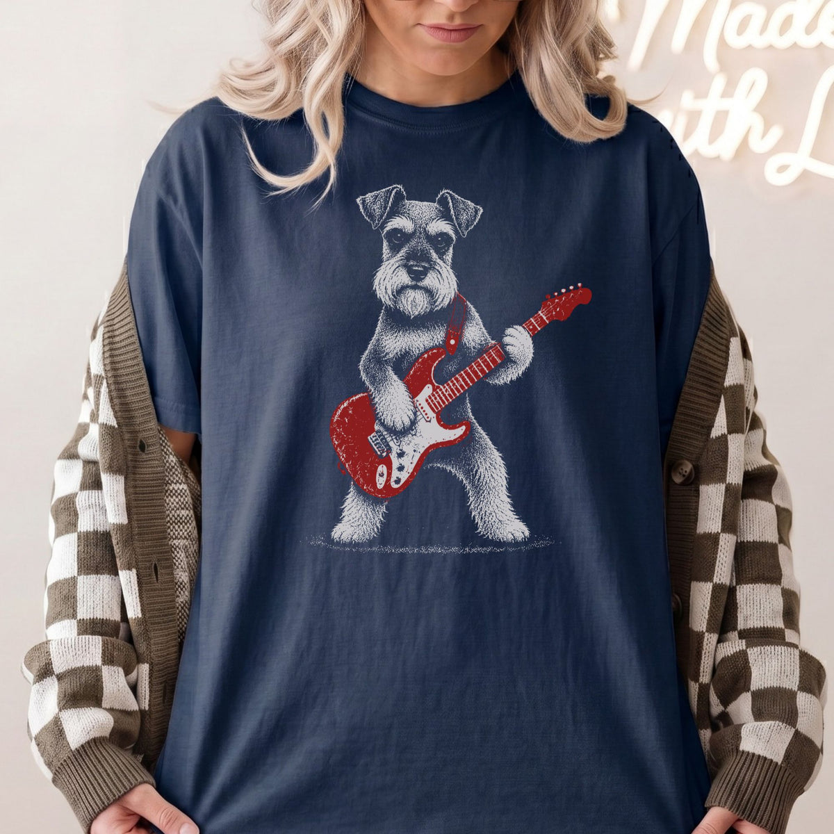 Miniature Schnauzer Rock Star t-shirt