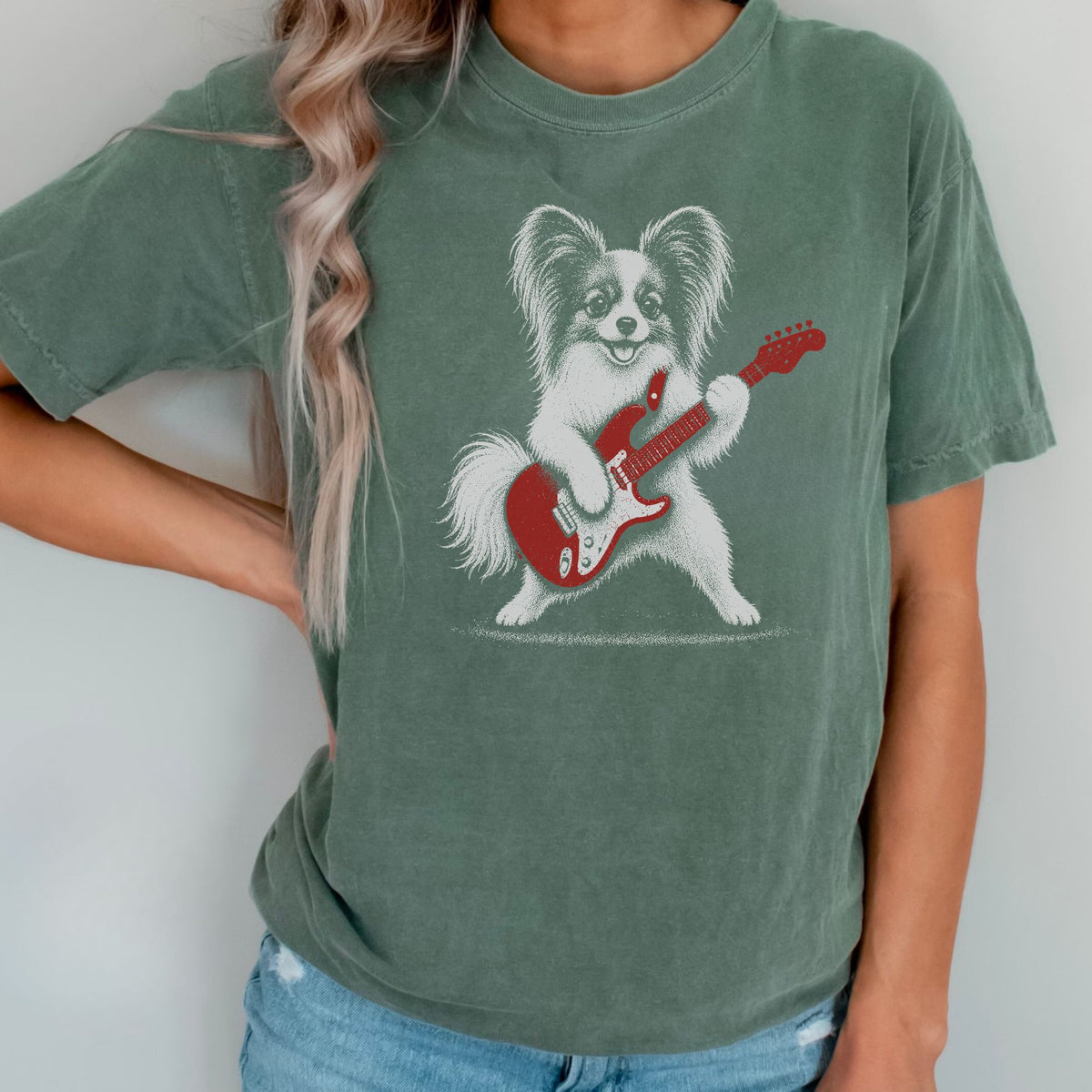 Papillon Rock Star t-shirt