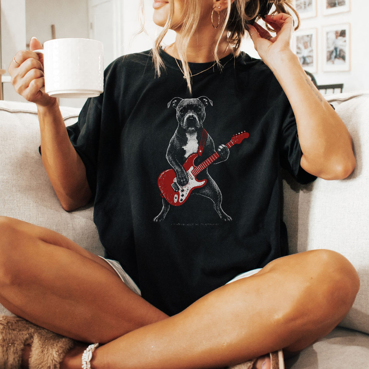 American Pit Bull Terrier Rock Star t-shirt