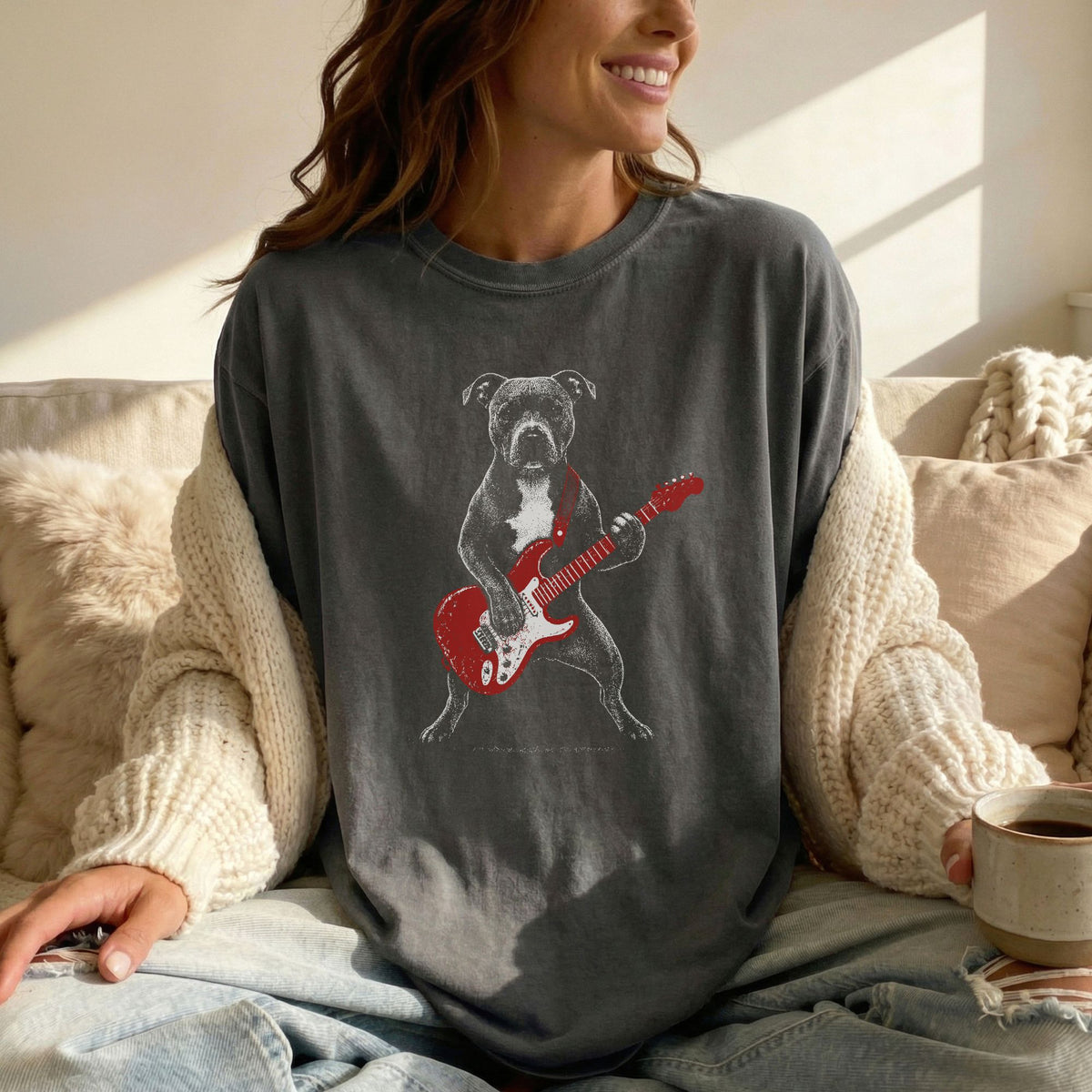 American Pit Bull Terrier Rock Star t-shirt