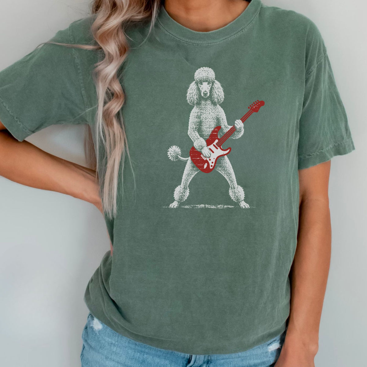 Standard Poodle Rock Star t-shirt