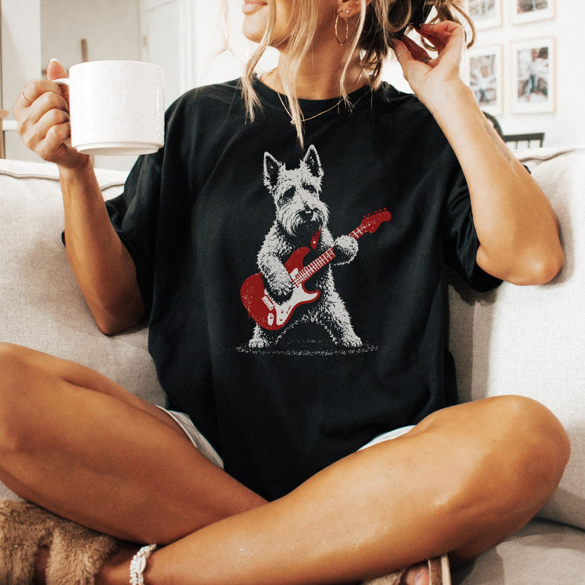 Scottish Terrier Rock Star t-shirt