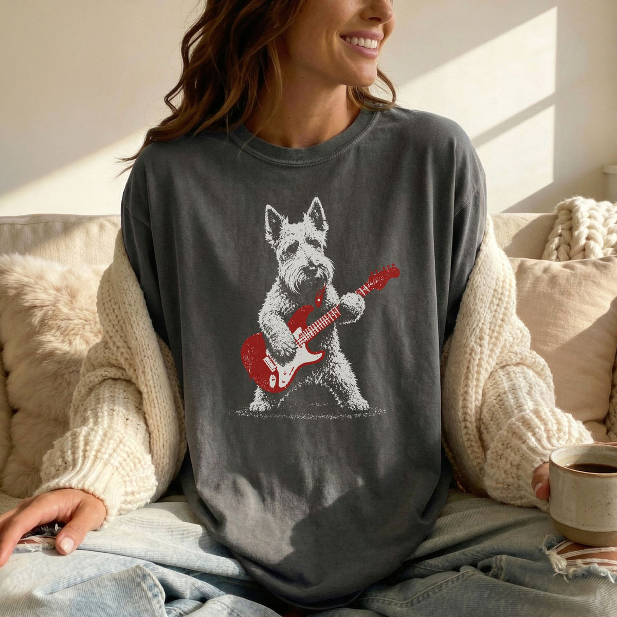 Scottish Terrier Rock Star t-shirt