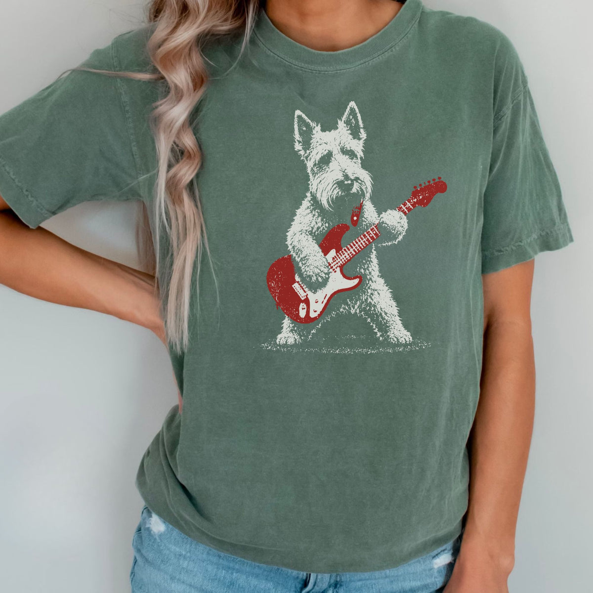 Scottish Terrier Rock Star t-shirt