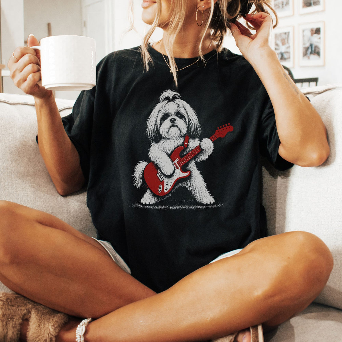 Shih Tzu Rock Star t-shirt