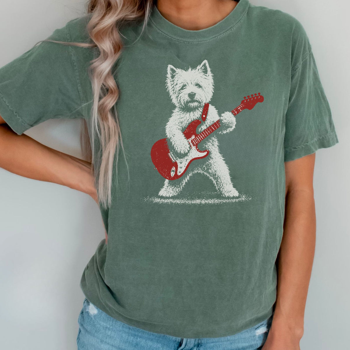 West Highland White Terrier Rock Star t-shirt