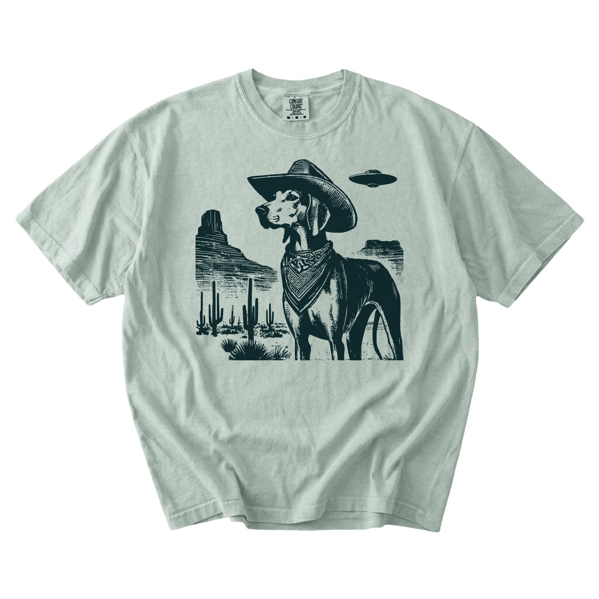 American Foxhound Western UFO t-shirt