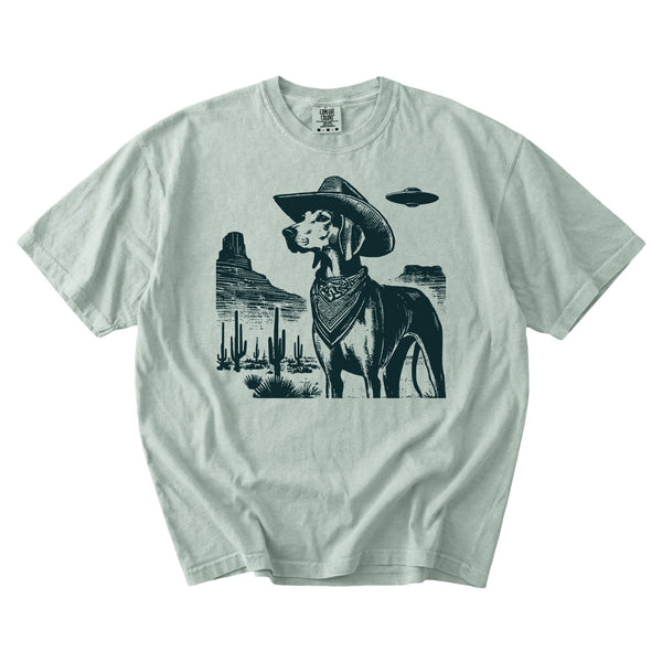 American Foxhound Western UFO t-shirt