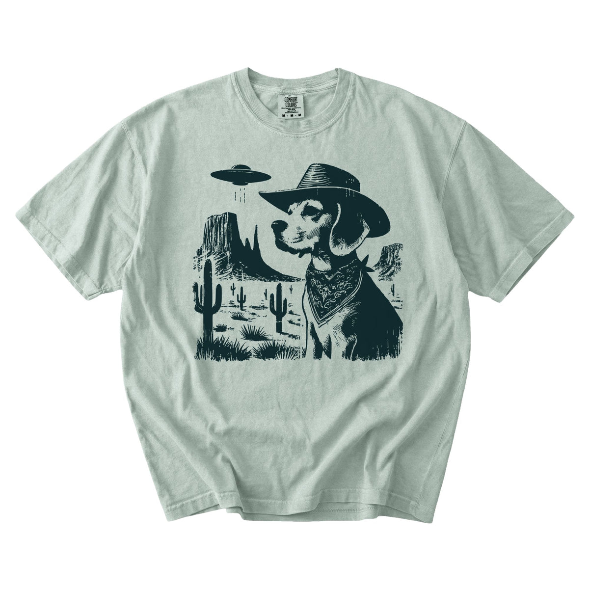 Beagle Western UFO t-shirt