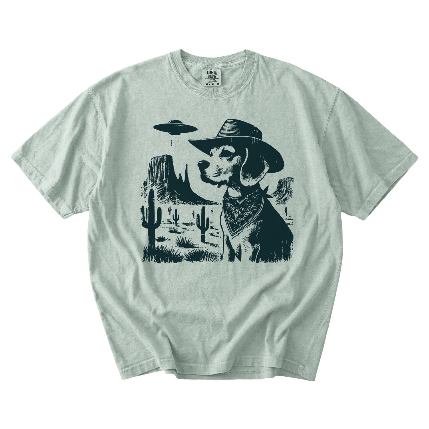Beagle Western UFO t-shirt