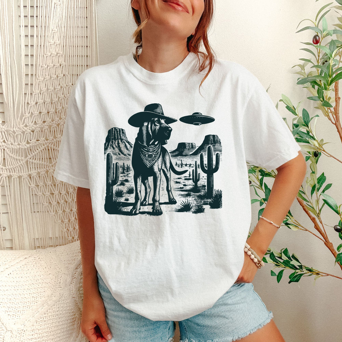 Bloodhound Western UFO t-shirt