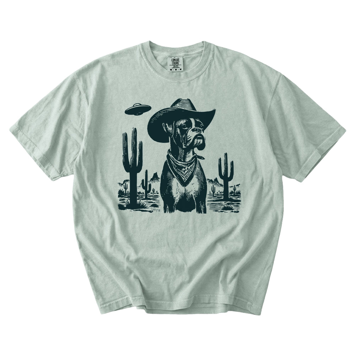 Boxer Western UFO t-shirt