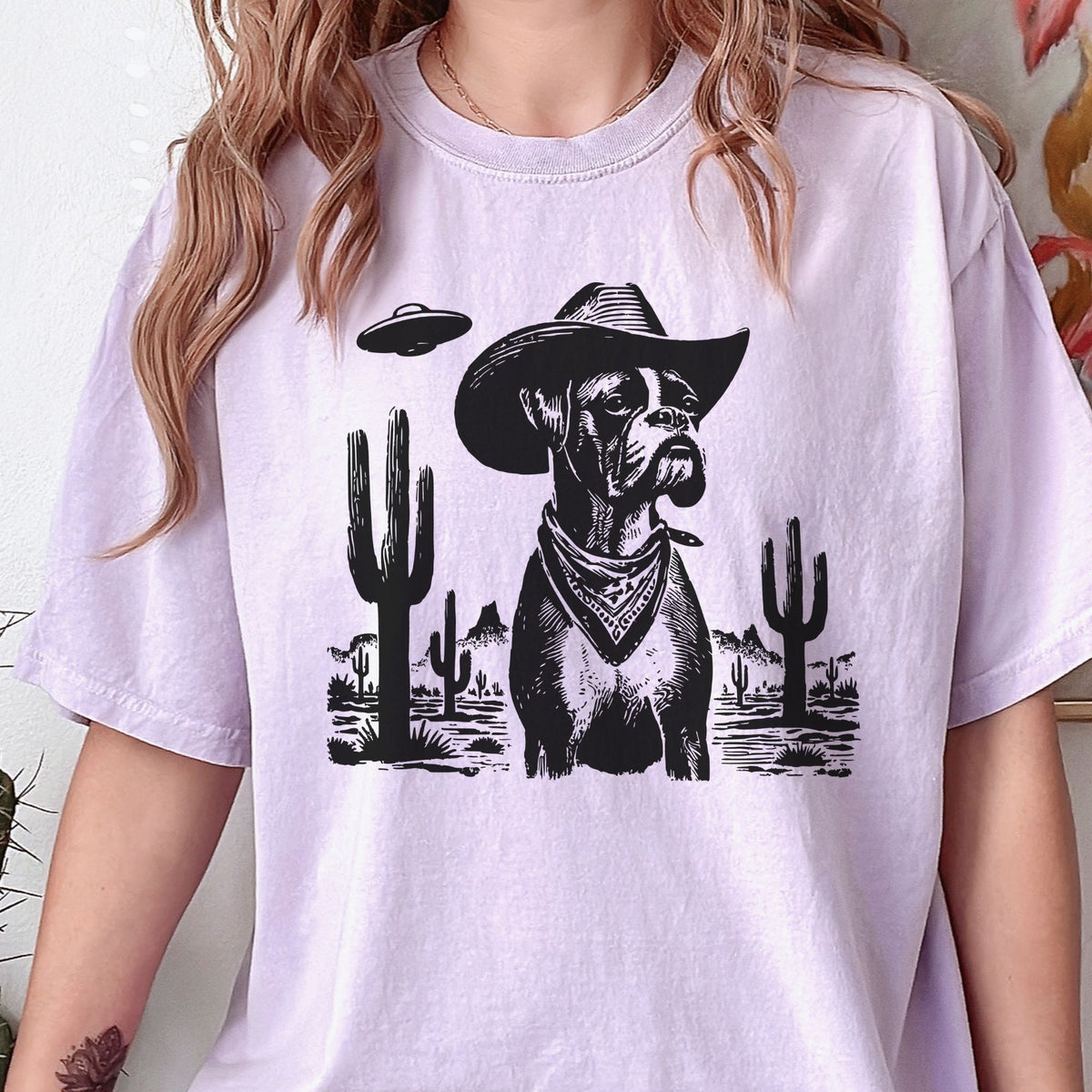 Boxer Western UFO t-shirt