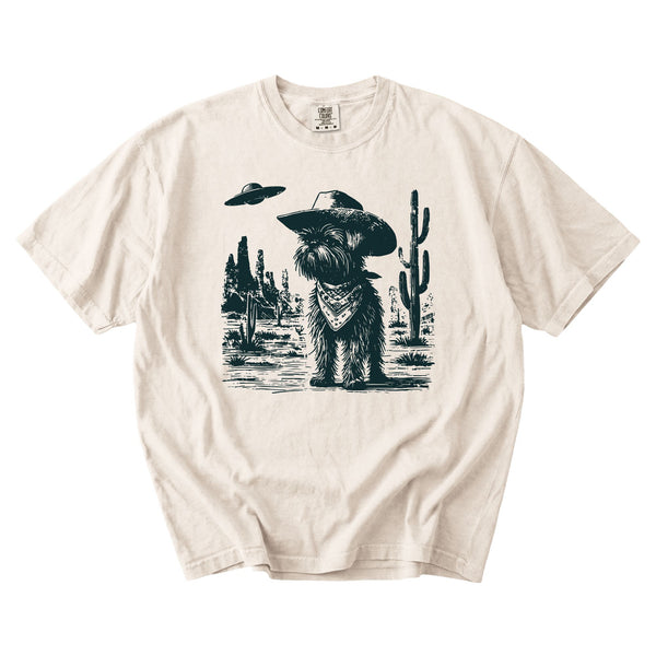 Brussels Griffon Western UFO t-shirt