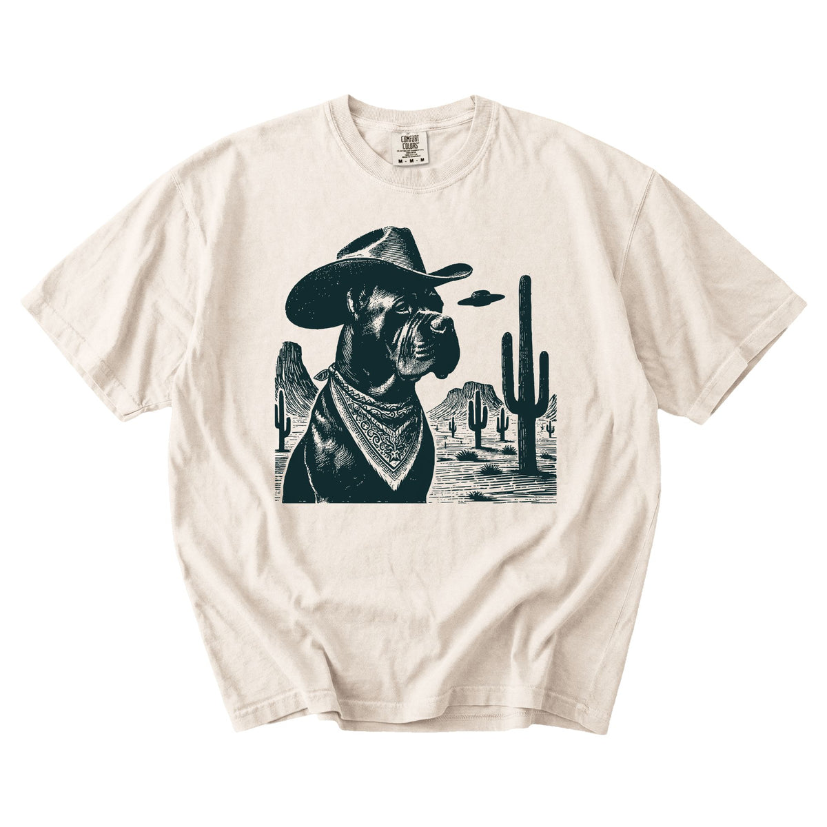 Cane Corso Western UFO t-shirt