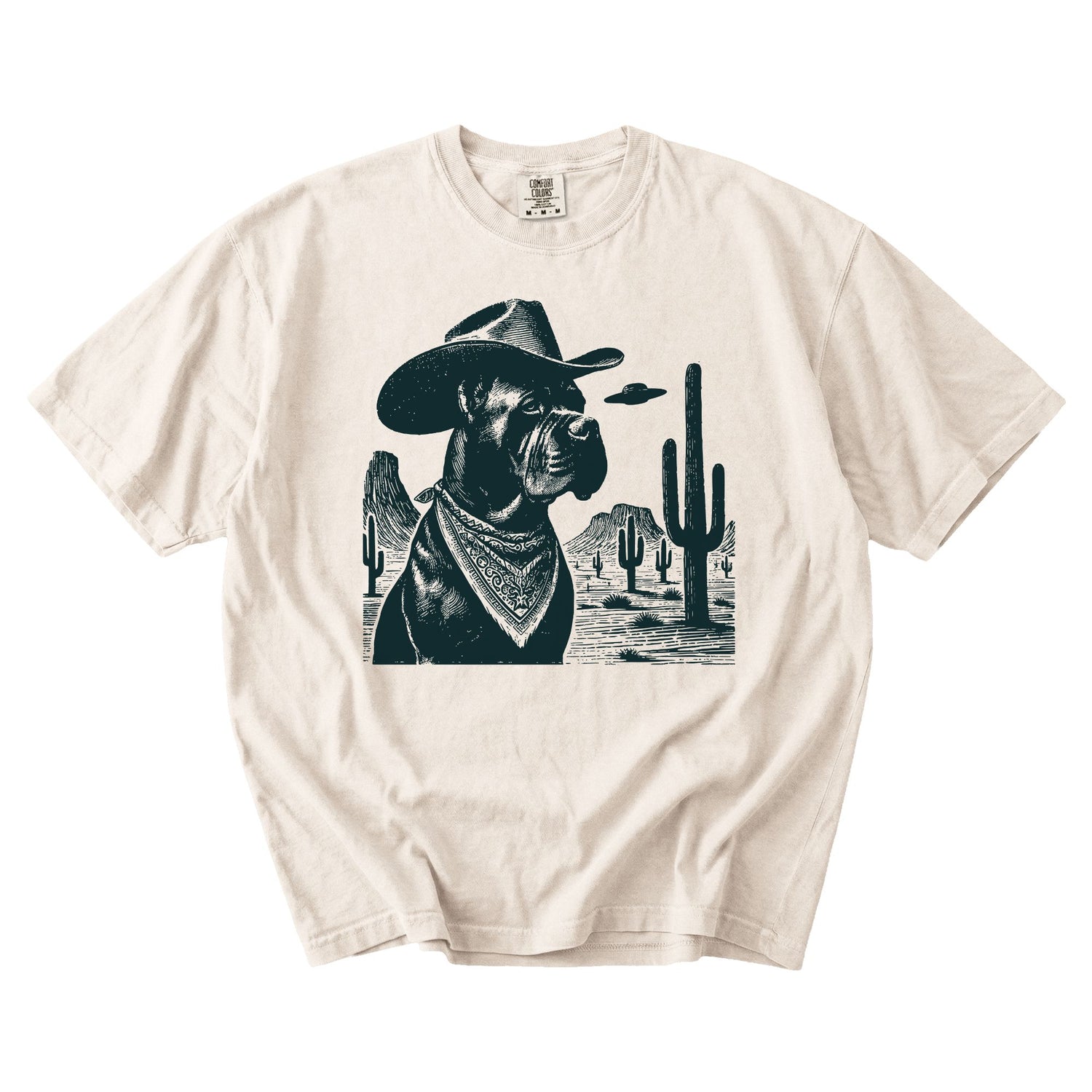 Cane Corso Western UFO t-shirt