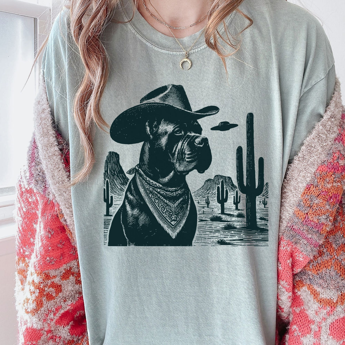 Cane Corso Western UFO t-shirt