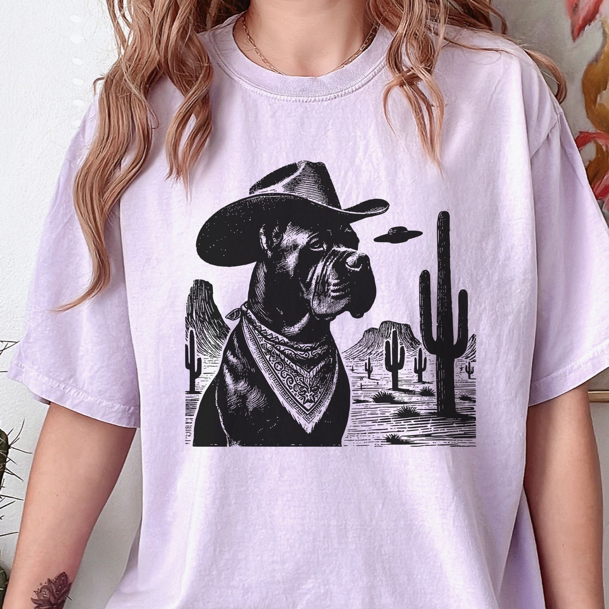 Cane Corso Western UFO t-shirt