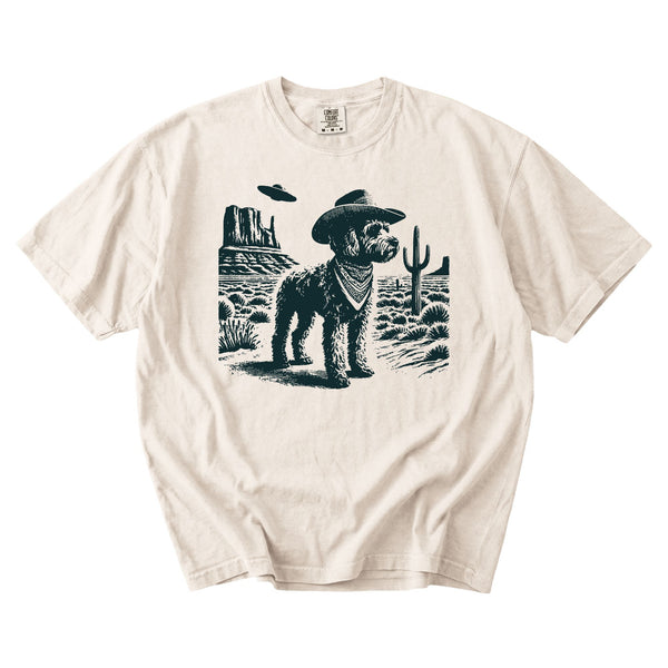 Cockapoo Western UFO t-shirt