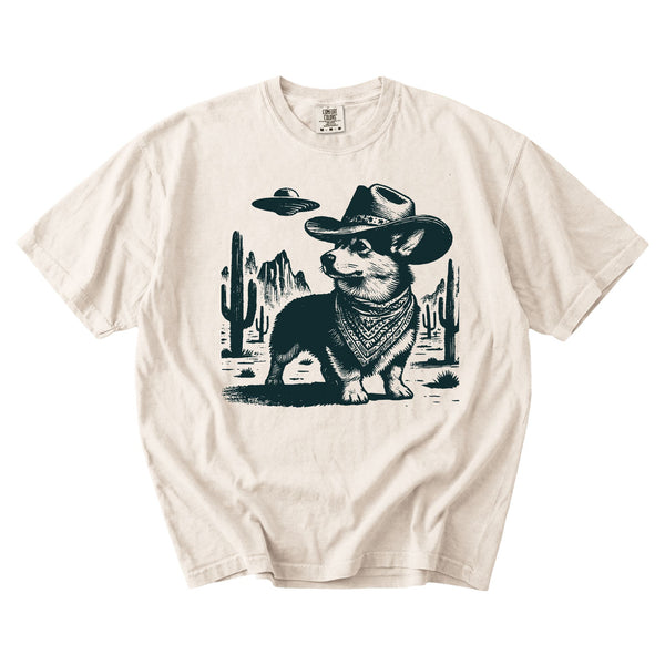 Corgi Western UFO t-shirt