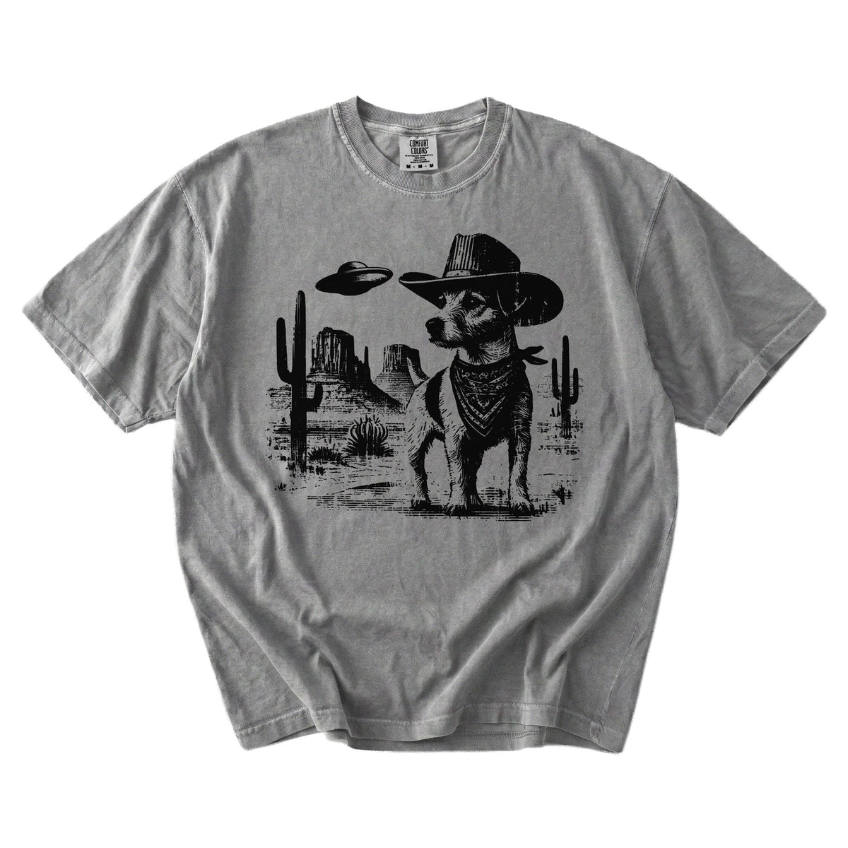 Jack Russell Terrier Western UFO t-shirt