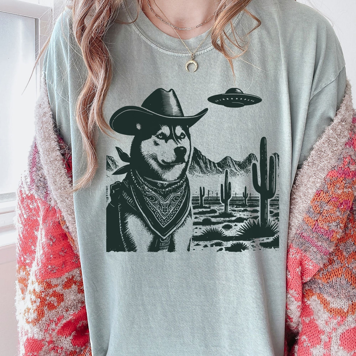 Laika Western UFO t-shirt