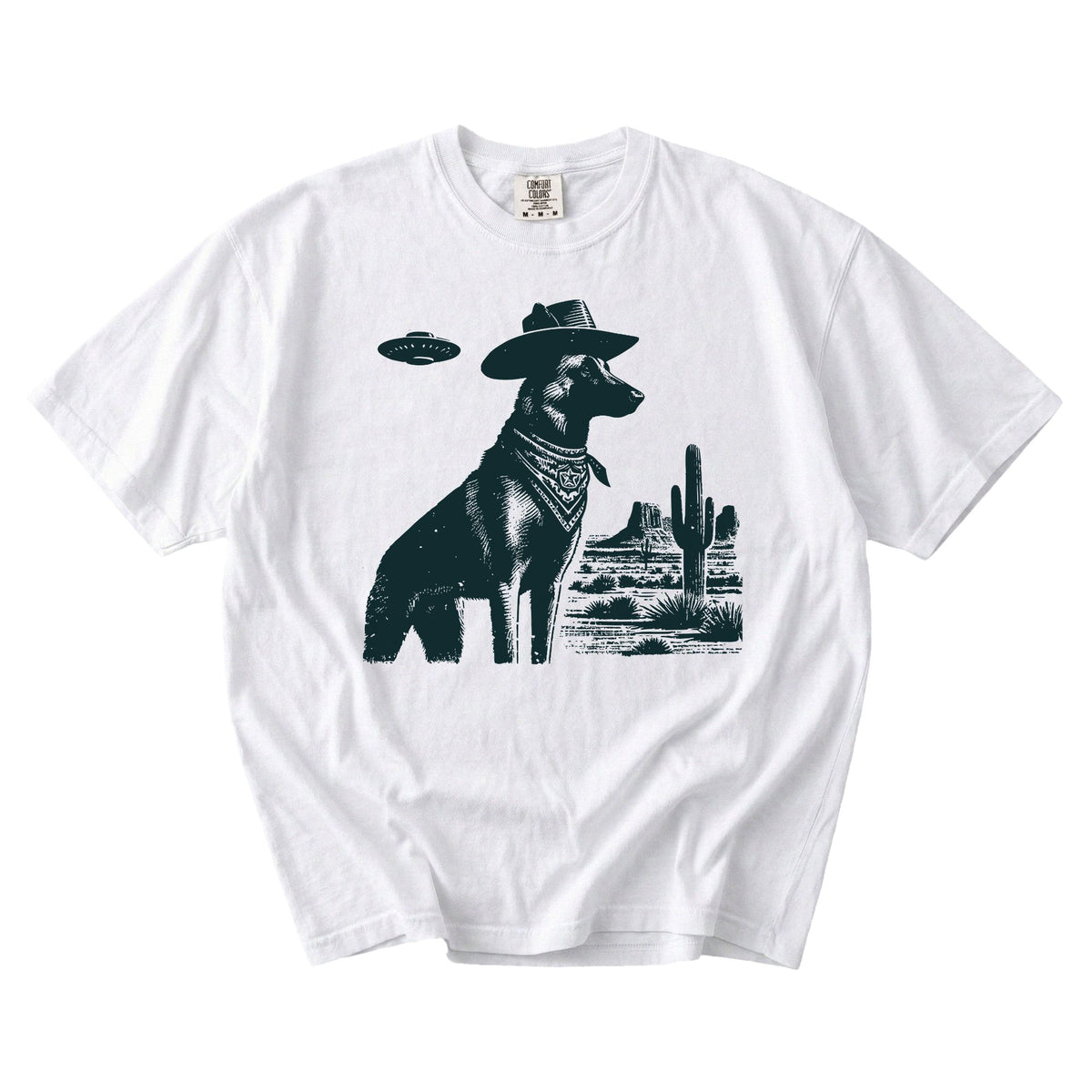 Belgian Malinois Western UFO t-shirt