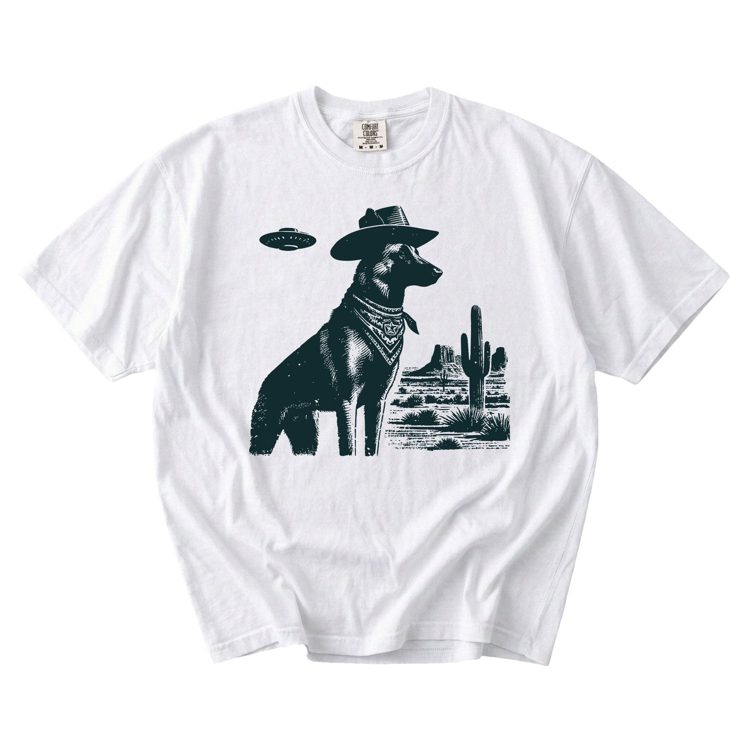 Belgian Malinois Western UFO t-shirt