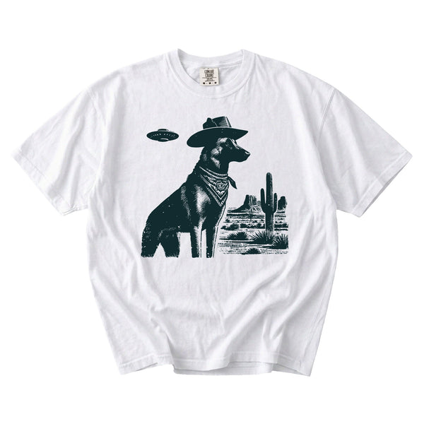 Belgian Malinois Western UFO t-shirt
