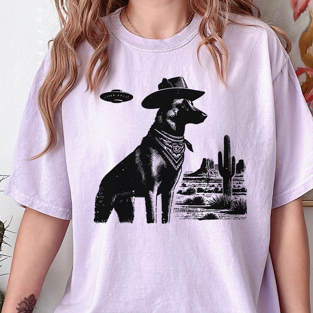 Belgian Malinois Western UFO t-shirt