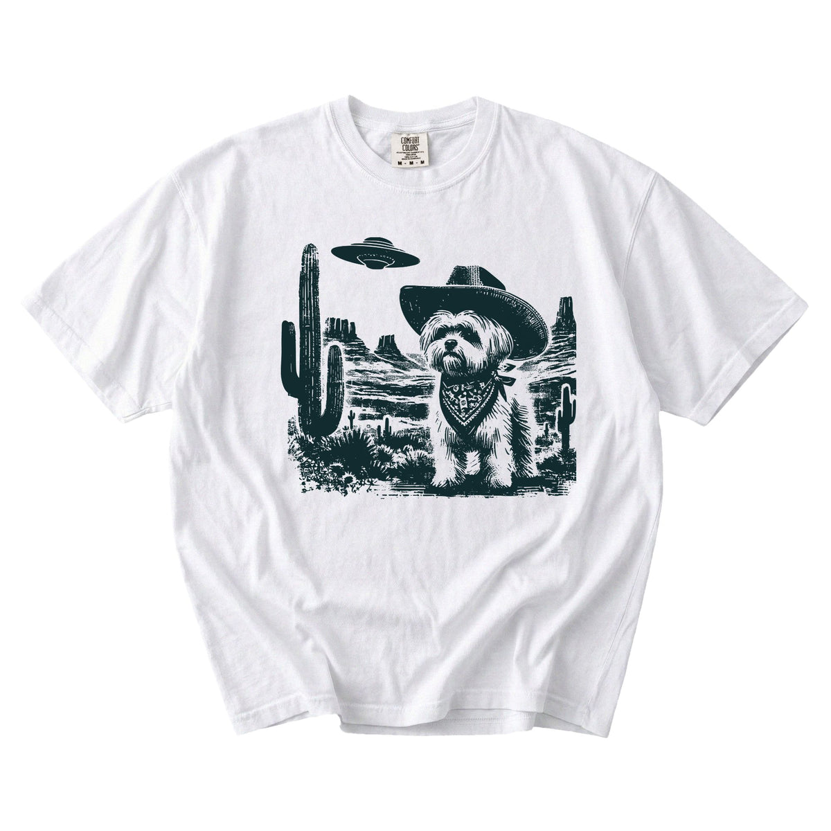 Maltese Western UFO t-shirt