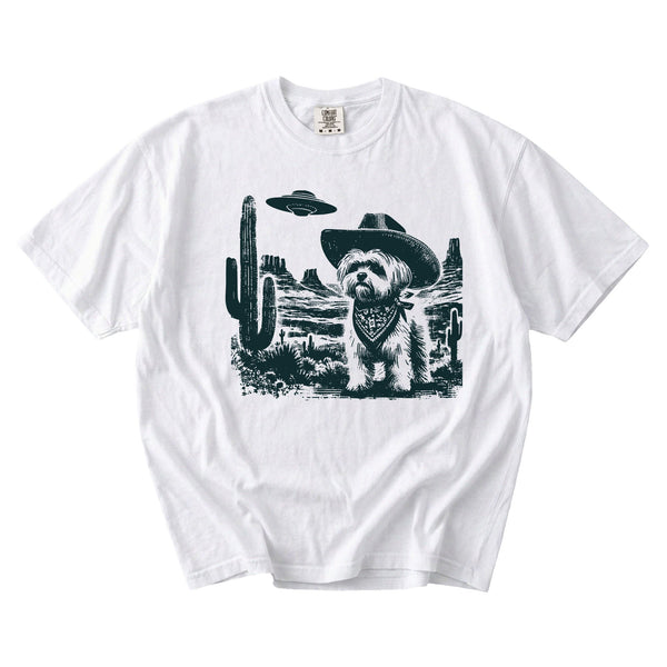 Maltese Western UFO t-shirt