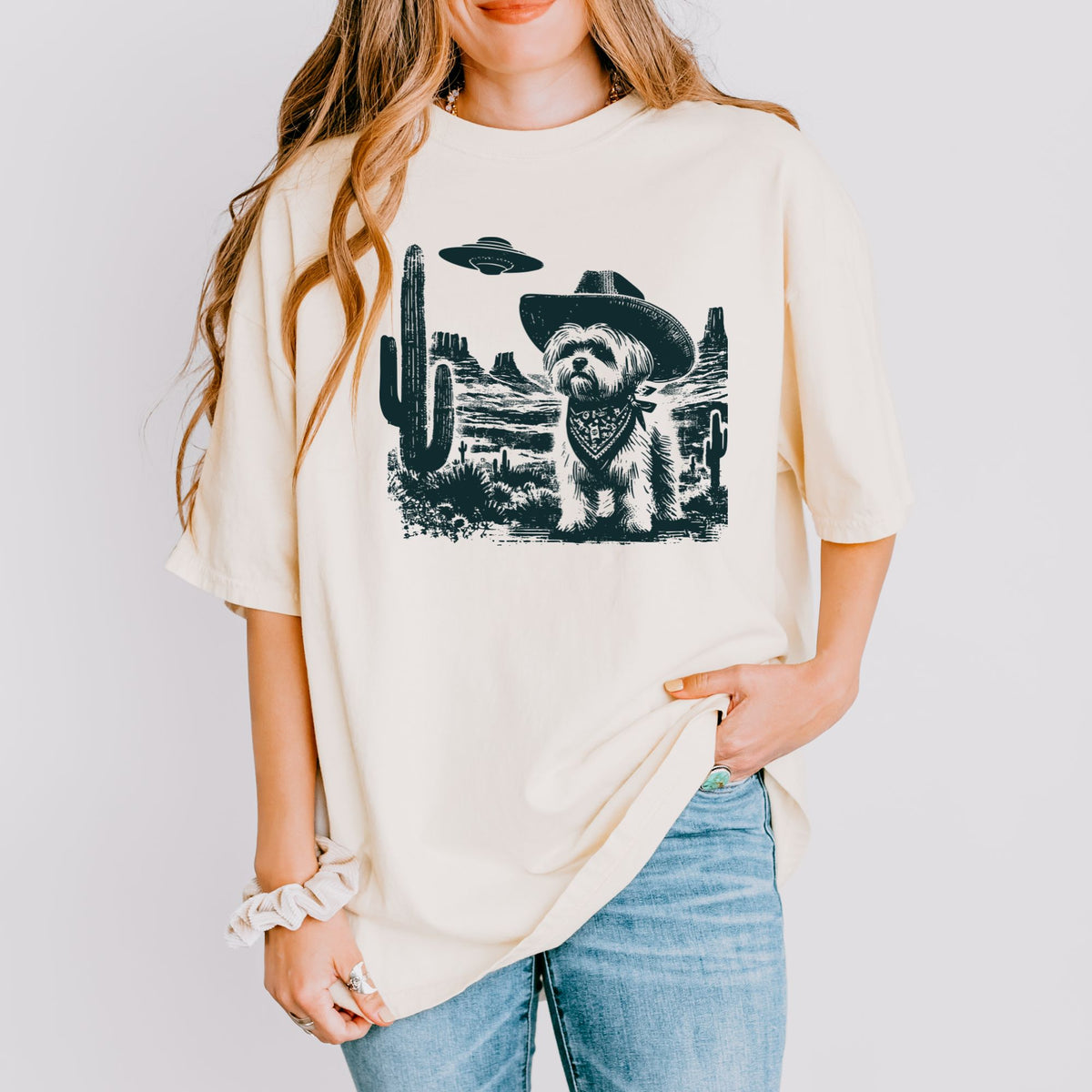 Maltese Western UFO t-shirt