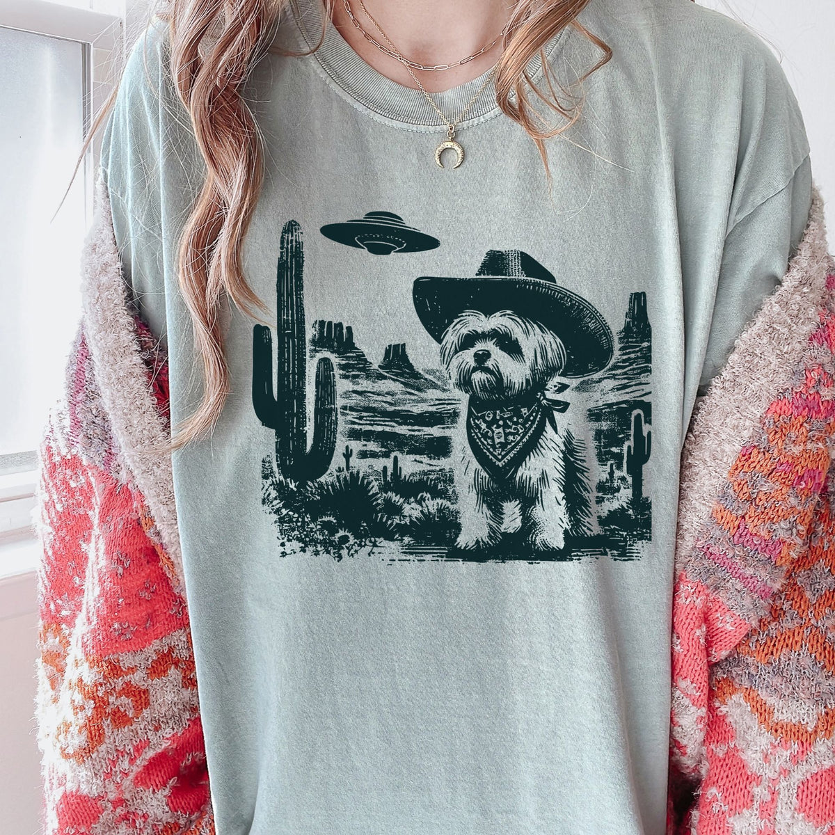 Maltese Western UFO t-shirt