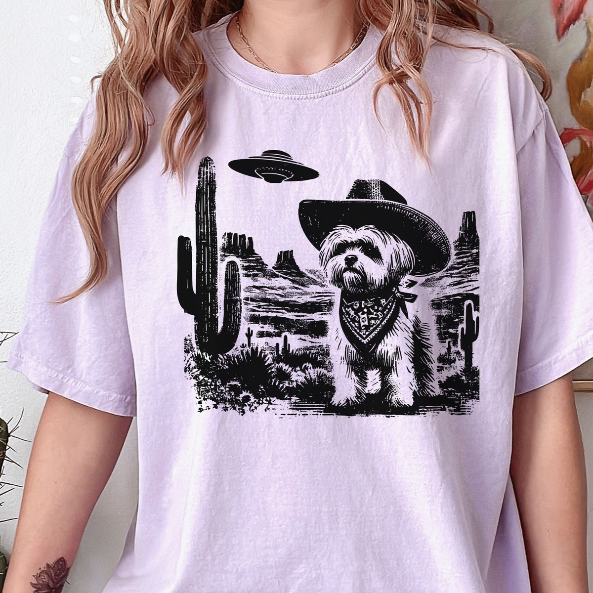 Maltese Western UFO t-shirt