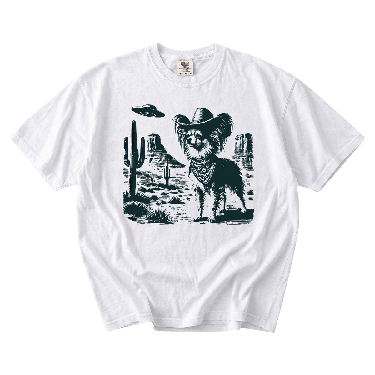 Papillon Western UFO t-shirt