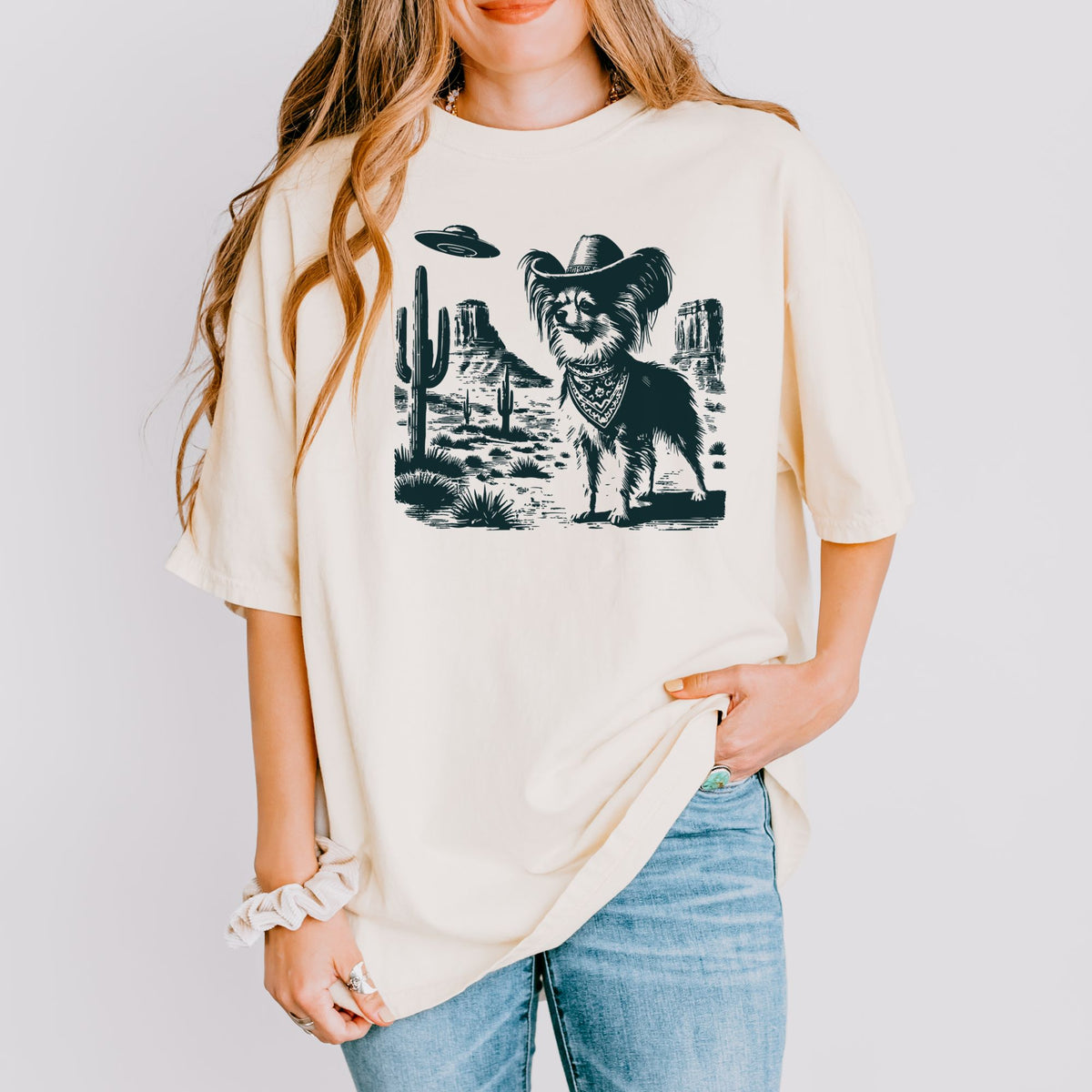 Papillon Western UFO t-shirt