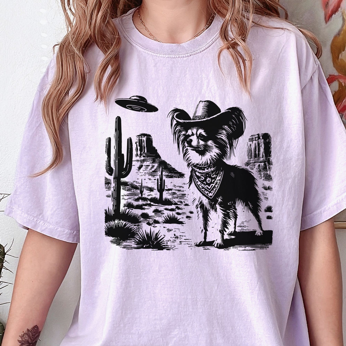 Papillon Western UFO t-shirt